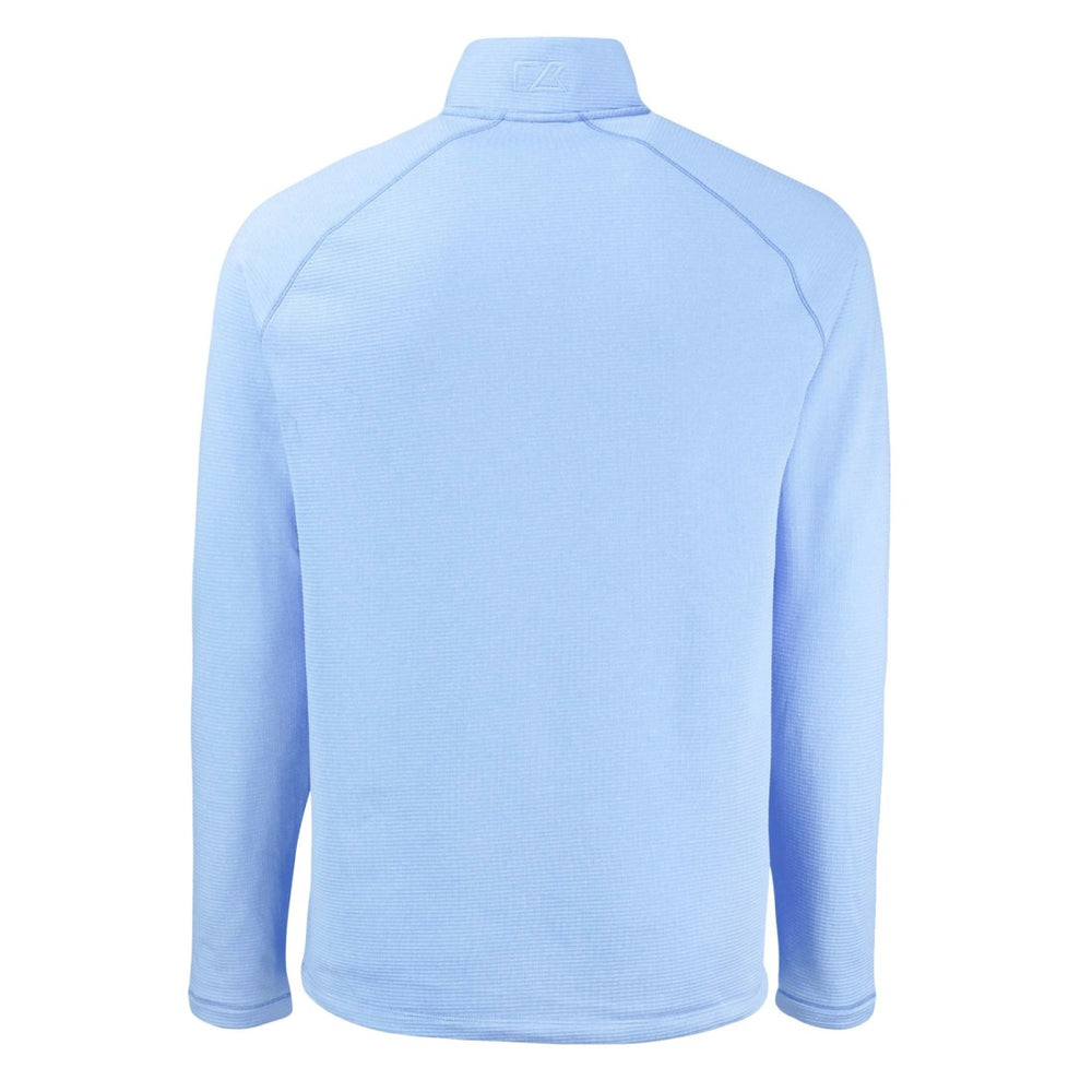 Washington Commanders Cutter & Buck Peshastin Eco Fleece Recycled Raglan Quarter-Zip Top - Powder Blue - NFL