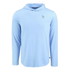 Minnesota Vikings Men's Cutter & Buck Coastline Epic Comfort Eco Recycled Men's Hooded Shirt - Powder Blue - NFL