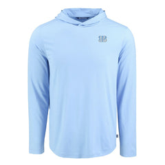 Cincinnati Bengals Men's Cutter & Buck Coastline Epic Comfort Eco Recycled Men's Hooded Shirt - Powder Blue - NFL