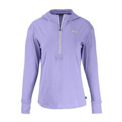 Baltimore Ravens Cutter & Buck Women's Daybreak Eco Recycled Half-Zip Hoodie - Purple - NFL