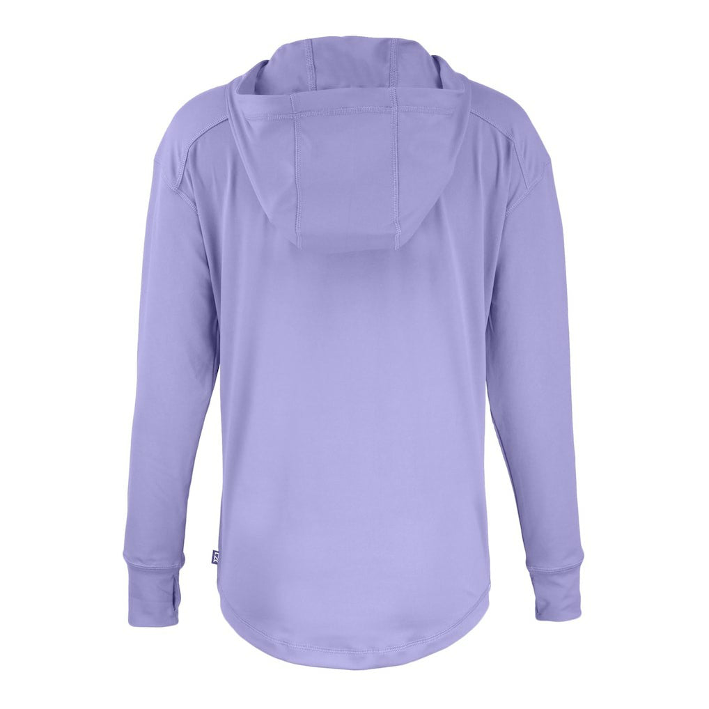 Baltimore Ravens Cutter & Buck Women's Daybreak Eco Recycled Half-Zip Hoodie - Purple - NFL