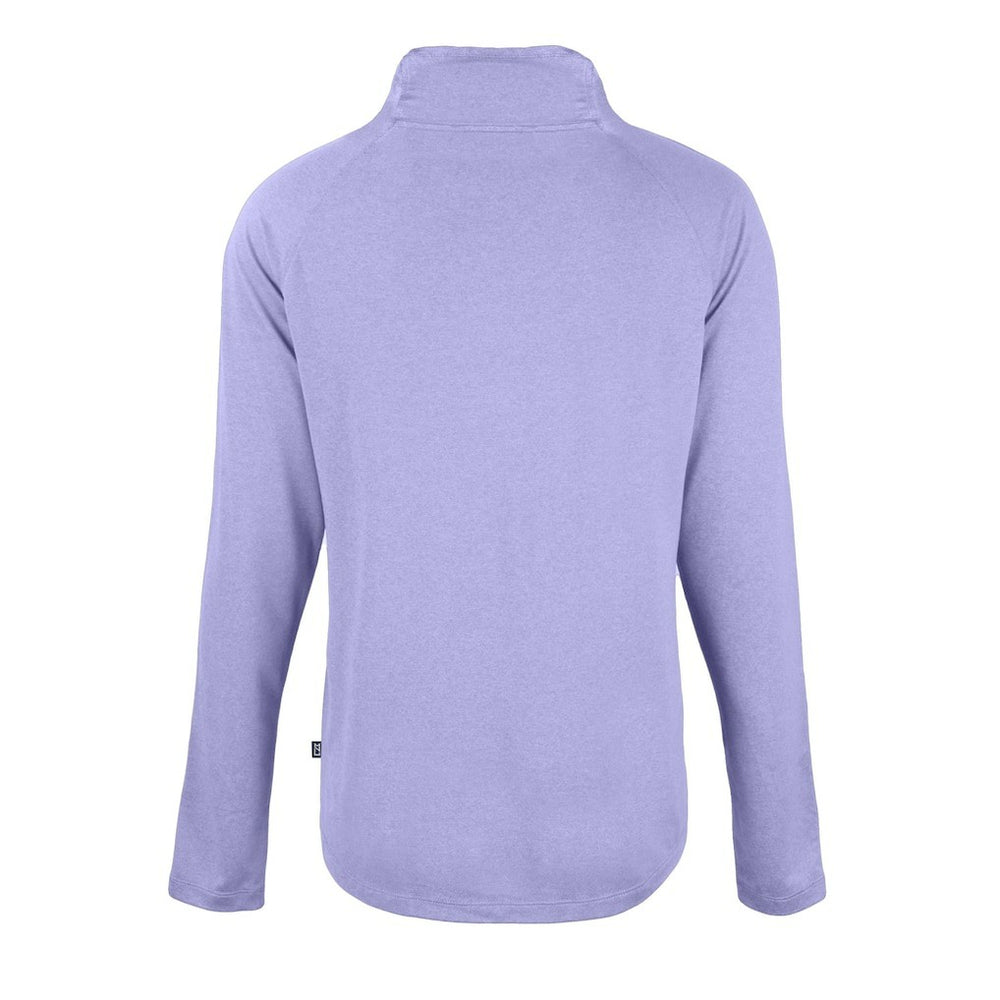Buffalo Bills Cutter & Buck Women's Coastline Epic Comfort Eco Recycled Funnel Neck Pullover Top - Lavender - NFL