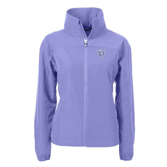 Chicago Bears Cutter & Buck Women's Charter Eco Recycled Full-Zip Jacket - Lavender - NFL