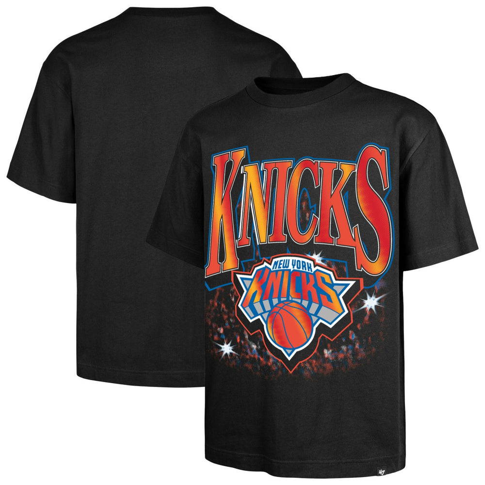 47 brand New York Knicks '47 Past Champs Collection Flashbulb Foundation T-Shirt Black