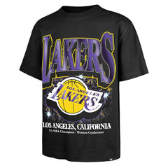 47 brand Los Angeles Lakers '47 Past Champs Collection Flashbulb Foundation T-Shirt Black