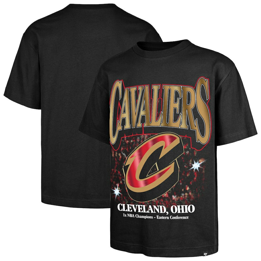 47 brand Cleveland Cavaliers '47 Past Champs Collection Flashbulb Foundation T-Shirt Black