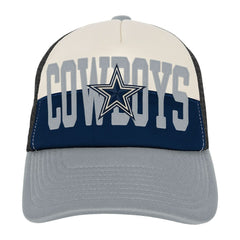 Dallas Cowboys Outerstuff Modern Fan Trucker Adjustable Hat - White/Navy - NFL