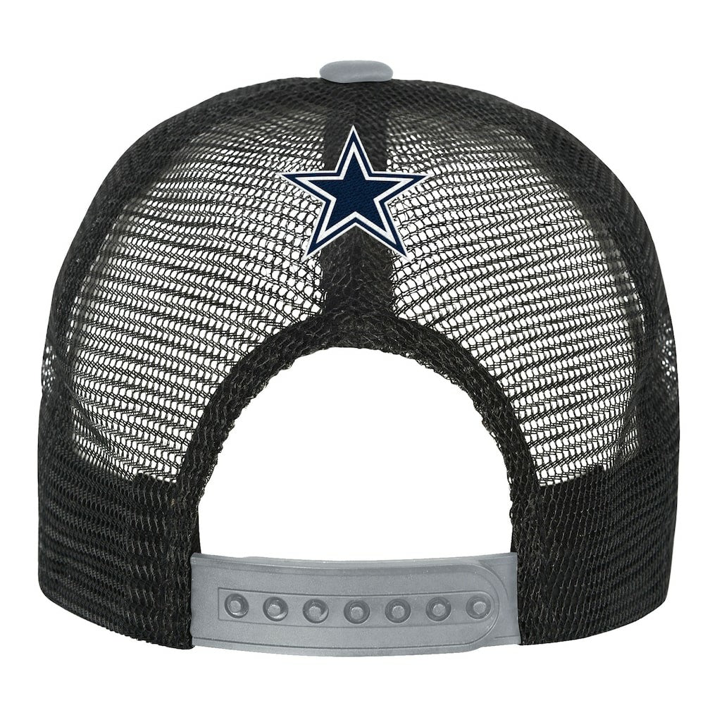 Dallas Cowboys Outerstuff Modern Fan Trucker Adjustable Hat - White/Navy - NFL