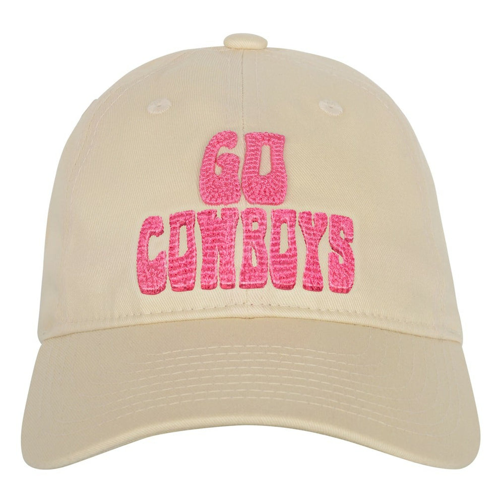 Dallas Cowboys Outerstuff Girls Youth Blitz Adjustable Hat - Cream - NFL