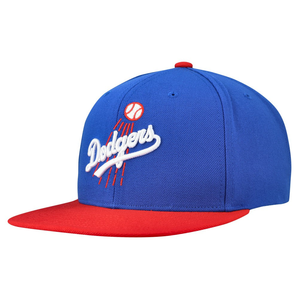 Los Angeles Dodgers Mitchell & Ness Cooperstown Collection Basic Flip Snapback Hat Sale