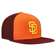 San Diego Padres Mitchell & Ness Cooperstown Collection Basic Flip Snapback Hat Online