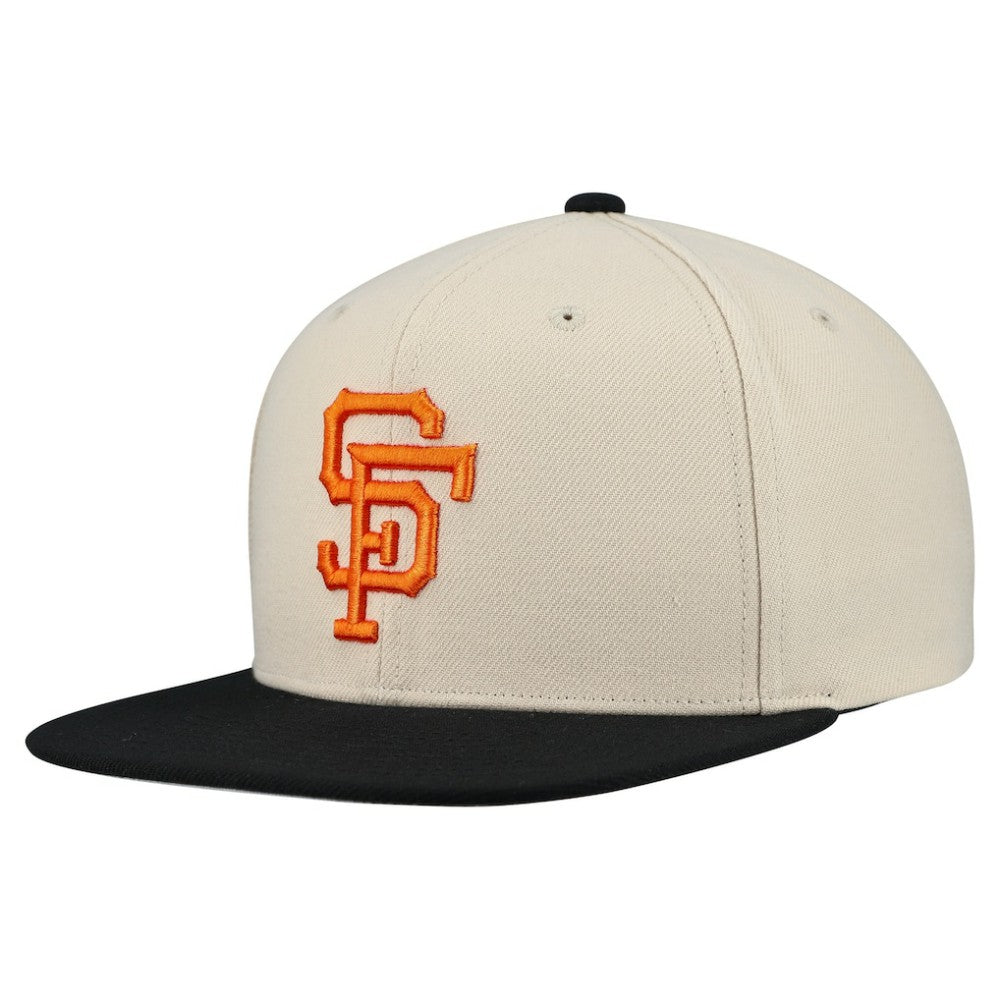 San Francisco Giants Mitchell & Ness Cooperstown Collection Basic Flip Snapback Hat Sale