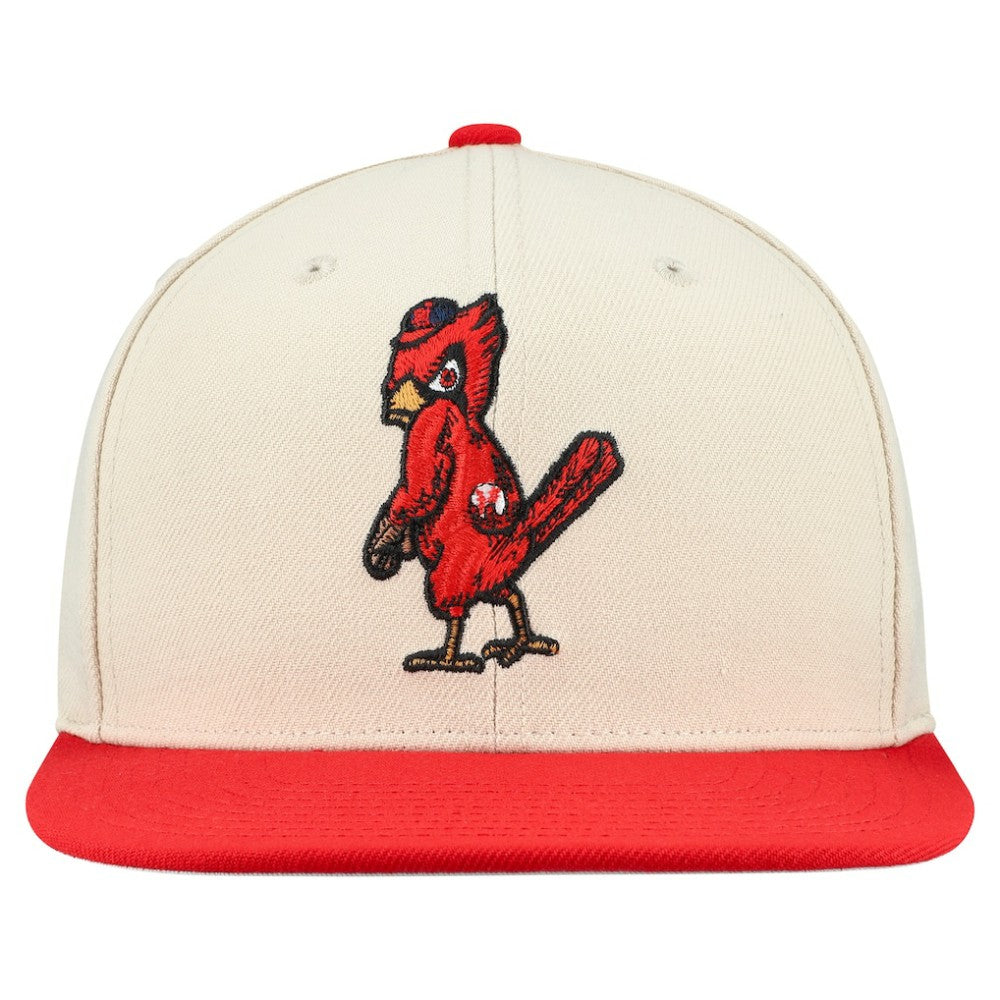 St. Louis Cardinals Mitchell & Ness Cooperstown Collection Basic Flip Snapback Hat Sale
