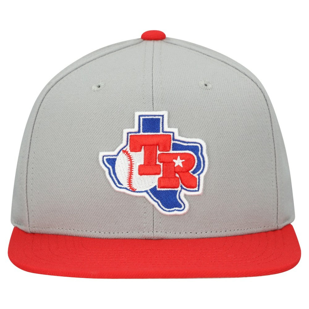 Texas Rangers Mitchell & Ness Cooperstown Collection Basic Flip Snapback Hat Online