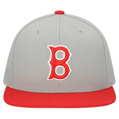 Boston Red Sox Mitchell & Ness Cooperstown Collection Basic Flip Snapback Hat Outlet