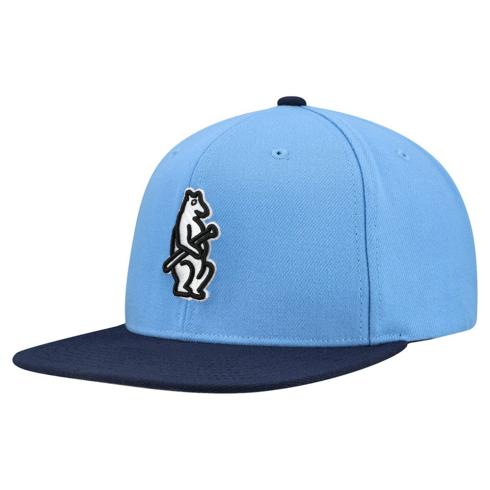 Chicago Cubs Mitchell & Ness Cooperstown Collection Basic Flip Snapback Hat for sale