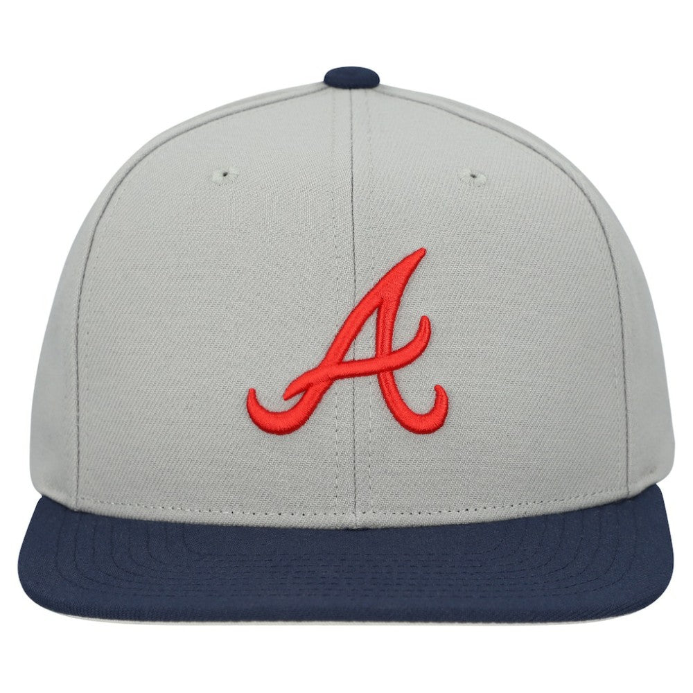 Atlanta Braves Mitchell & Ness Basic Flip Snapback Hat Sale
