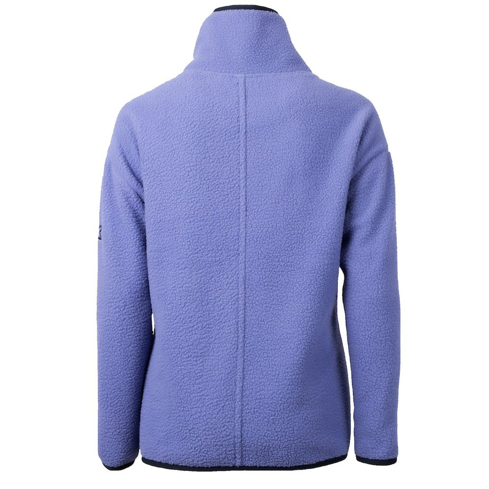 New England Patriots Cutter & Buck Women's Cascade Eco Fleece Half-Zip Jacket - Lavender - NFL