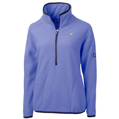 Philadelphia Eagles Cutter & Buck Women's Cascade Eco Fleece Half-Zip Jacket - Lavender - NFL