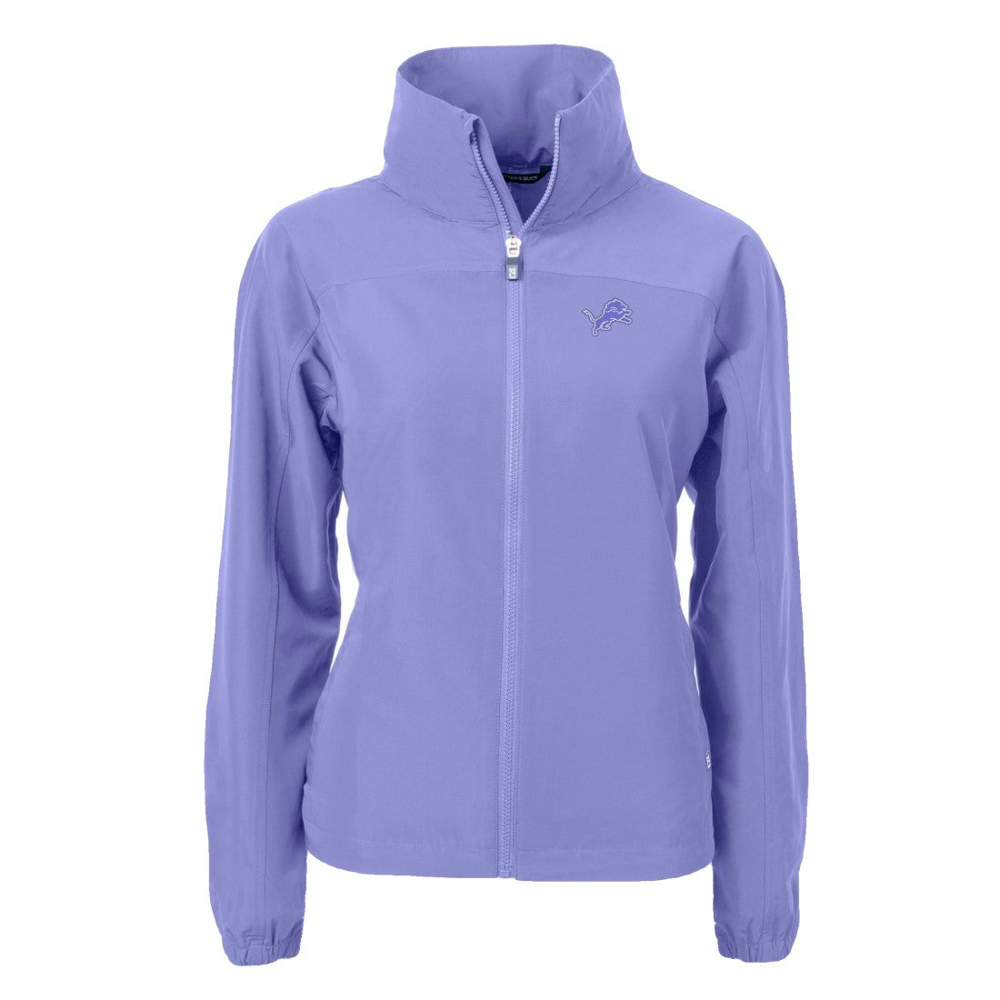 Detroit Lions Cutter & Buck Women's Charter Eco Recycled Full-Zip Jacket - Purple - NFL