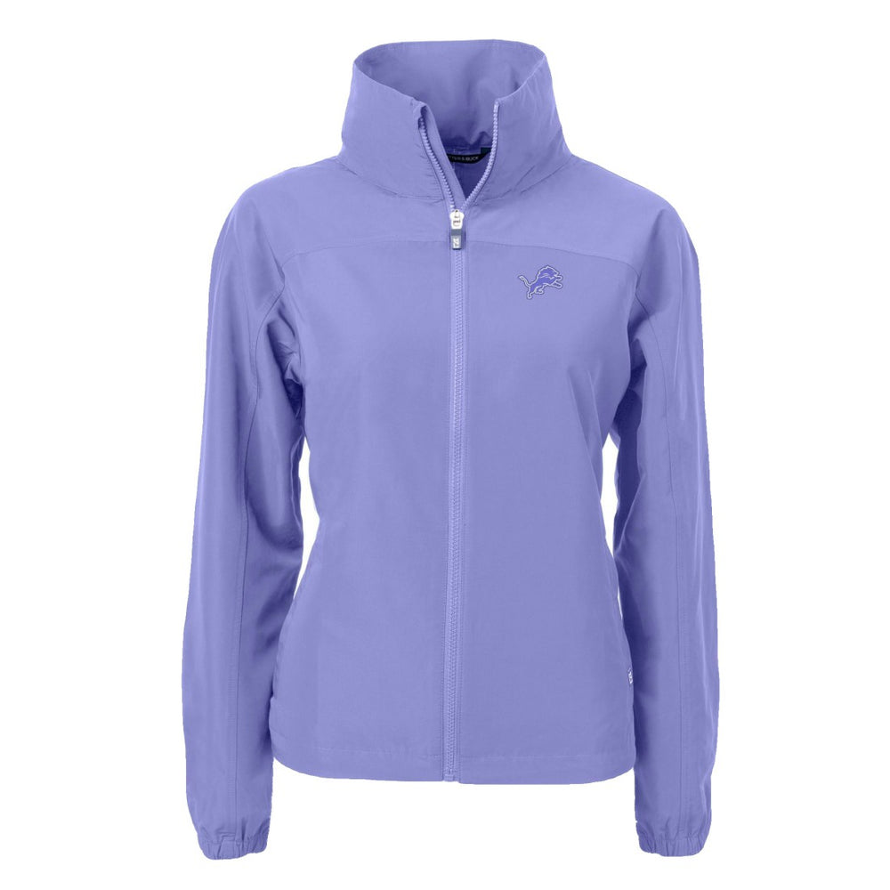 Detroit Lions Cutter & Buck Women's Charter Eco Recycled Full-Zip Jacket - Purple - NFL