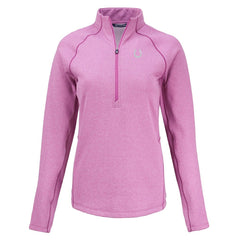 Indianapolis Colts Cutter & Buck Women's Peshastin Eco Fleece Recycled Half-Zip Top - Pink - NFL