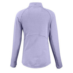 New England Patriots Cutter & Buck Women's Peshastin Eco Fleece Recycled Half-Zip Top - Purple - NFL