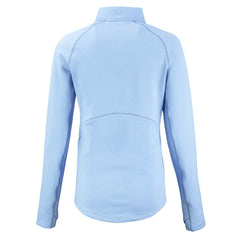 Tampa Bay Buccaneers Cutter & Buck Women's Peshastin Eco Fleece Recycled Half-Zip Top - Powder Blue - NFL