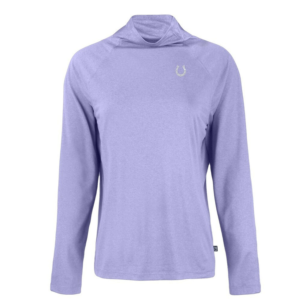 Indianapolis Colts Cutter & Buck Women's Coastline Epic Comfort Eco Recycled Funnel Neck Top - Purple - NFL