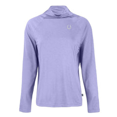 Indianapolis Colts Cutter & Buck Women's Coastline Epic Comfort Eco Recycled Funnel Neck Top - Purple - NFL