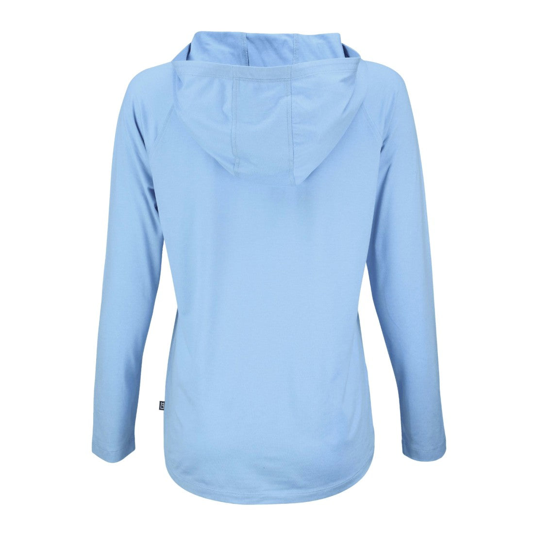 Denver Broncos Cutter & Buck Women's Coastline Epic Comfort Eco Recycled Long Sleeve Hoodie T-Shirt - Powder Blue - NFL