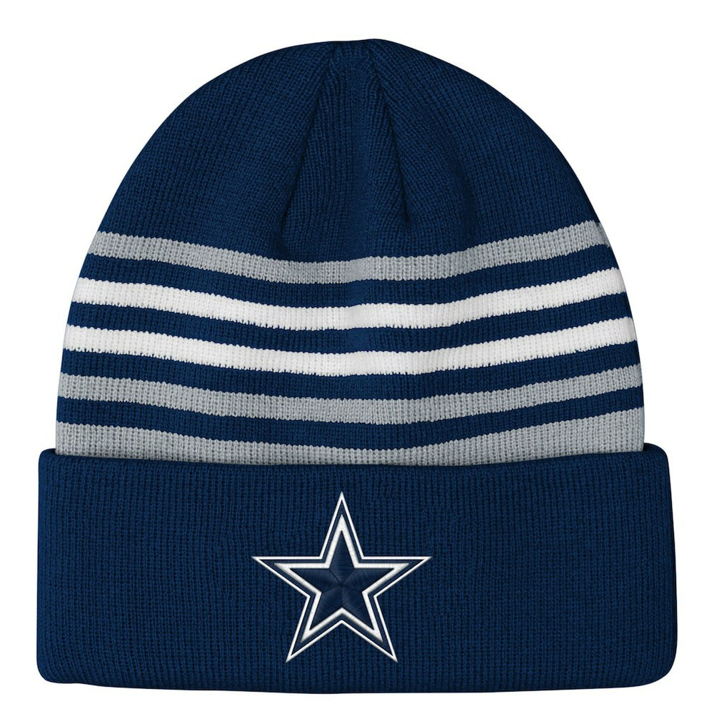 Dallas Cowboys Outerstuff Youth Essentials Cuffed Knit Hat - Navy - NFL