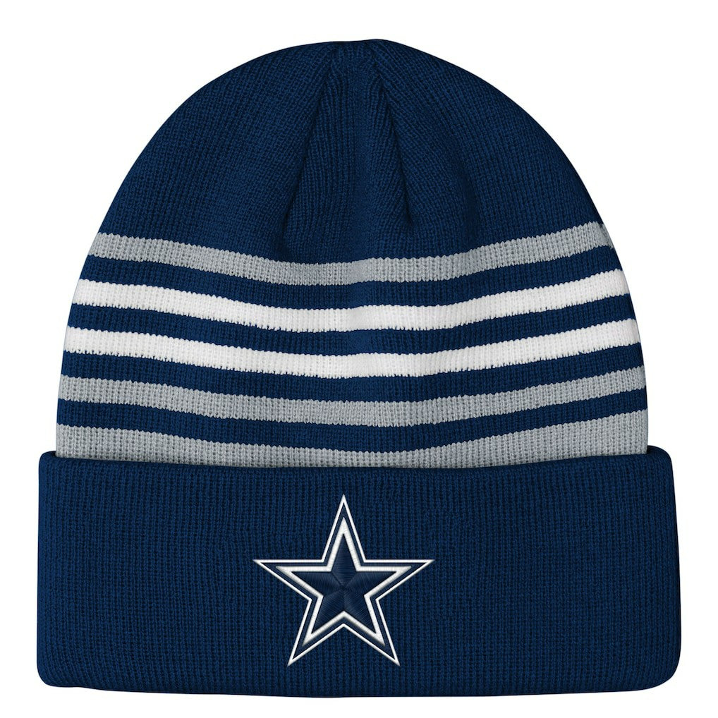 Dallas Cowboys Outerstuff Youth Essentials Cuffed Knit Hat - Navy - NFL