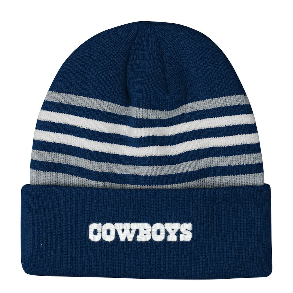 Dallas Cowboys Outerstuff Youth Essentials Cuffed Knit Hat - Navy - NFL