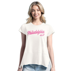 Philadelphia Eagles Margaritaville Women's Gametime Is Paradise T-Shirt - Green - NFL