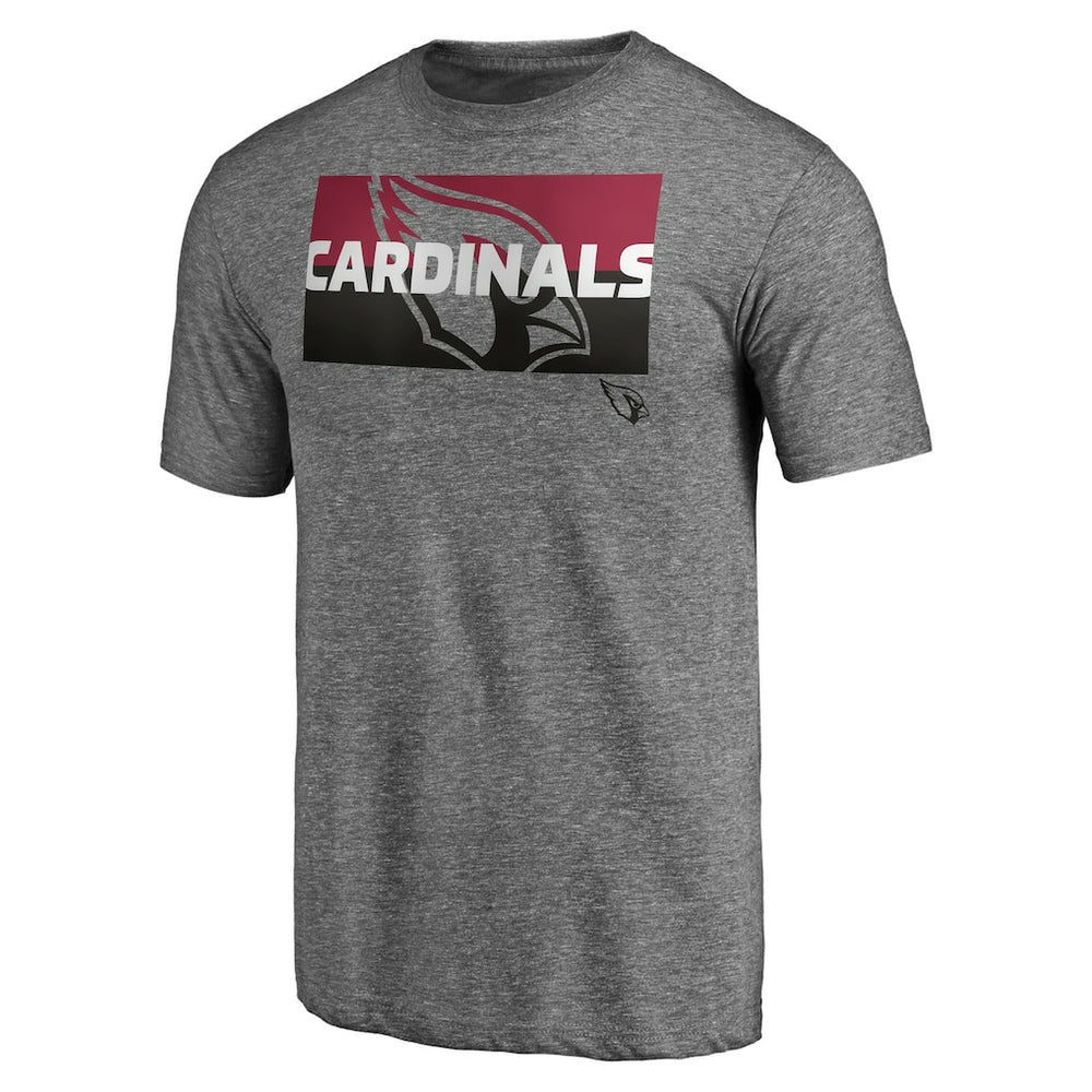 Arizona Cardinals Square Off Tri-Blend T-Shirt - Heather Gray - NFL