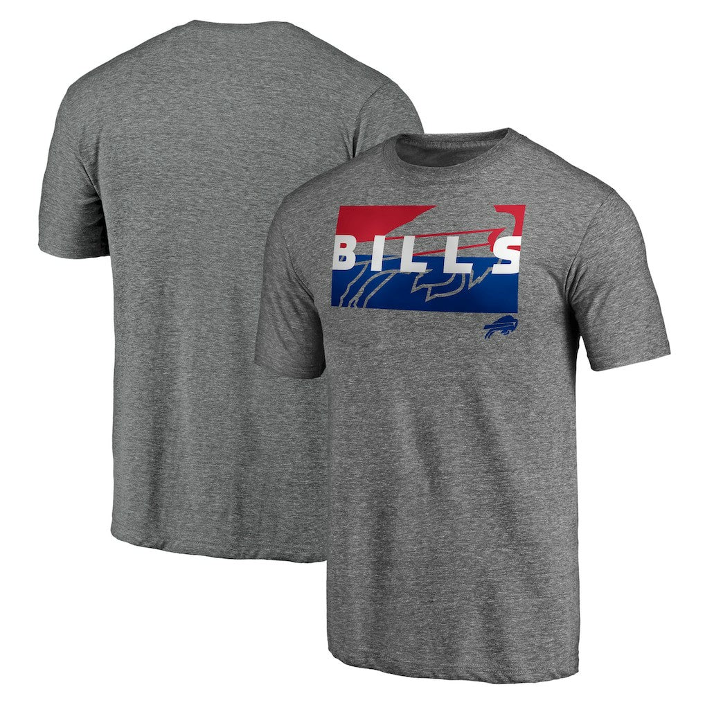 Buffalo Bills Square Off Tri-Blend T-Shirt - Heather Gray - NFL