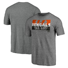 Cincinnati Bengals Square Off Tri-Blend T-Shirt - Heather Gray - NFL