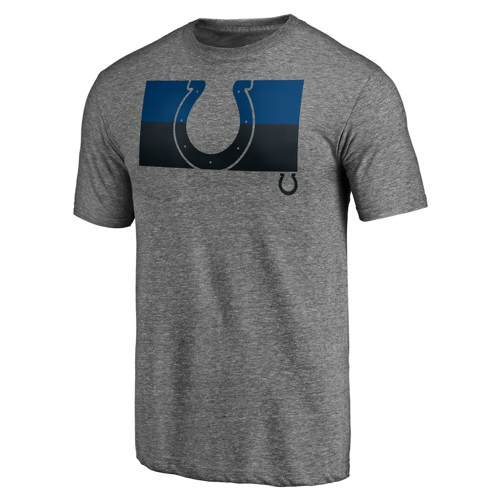 Indianapolis Colts Square Off Tri-Blend T-Shirt - Heather Gray - NFL