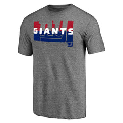 New York Giants Square Off Tri-Blend T-Shirt - Heather Gray - NFL