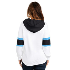 Utah Mammoth G-III 4Her by Carl Banks Women's Goal Zone Long Sleeve Lace-Up Hoodie T-Shirt - White | NHL discount