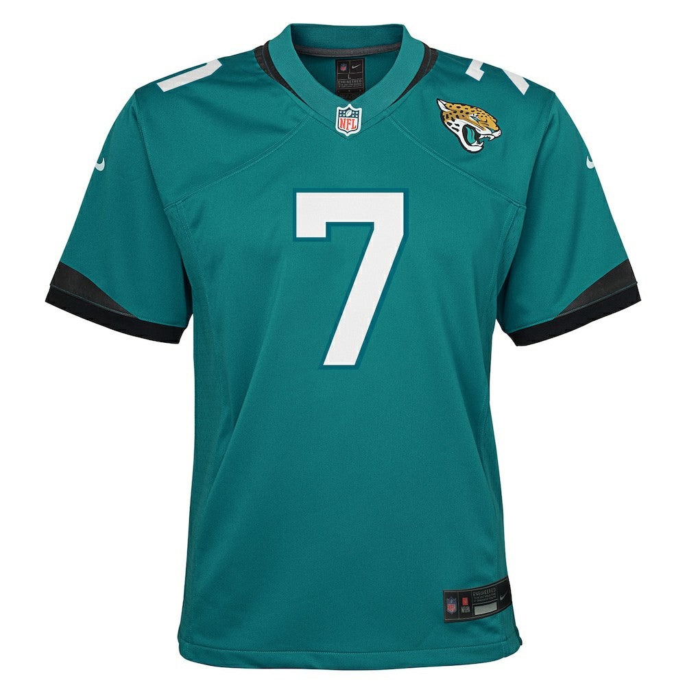 Brian Thomas Jr. Jacksonville Jaguars Youth Team Game Jersey - Teal - Nike