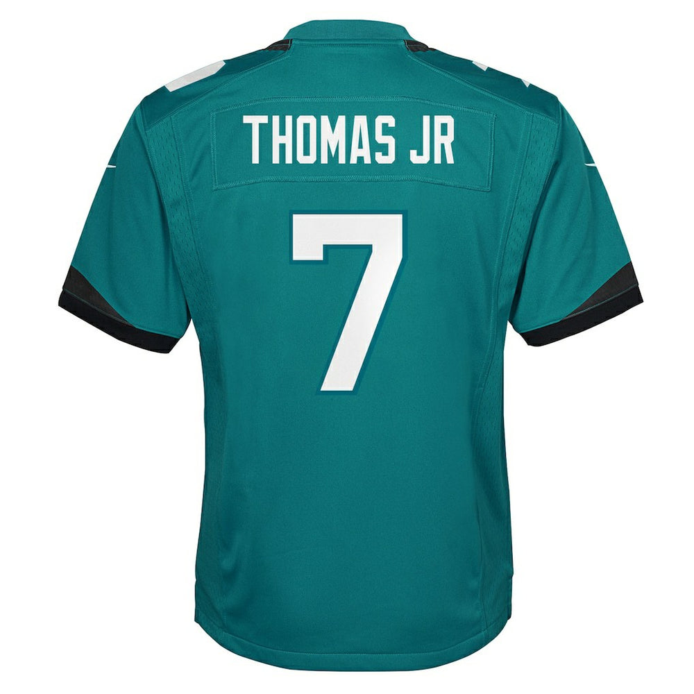 Brian Thomas Jr. Jacksonville Jaguars Youth Team Game Jersey - Teal - Nike