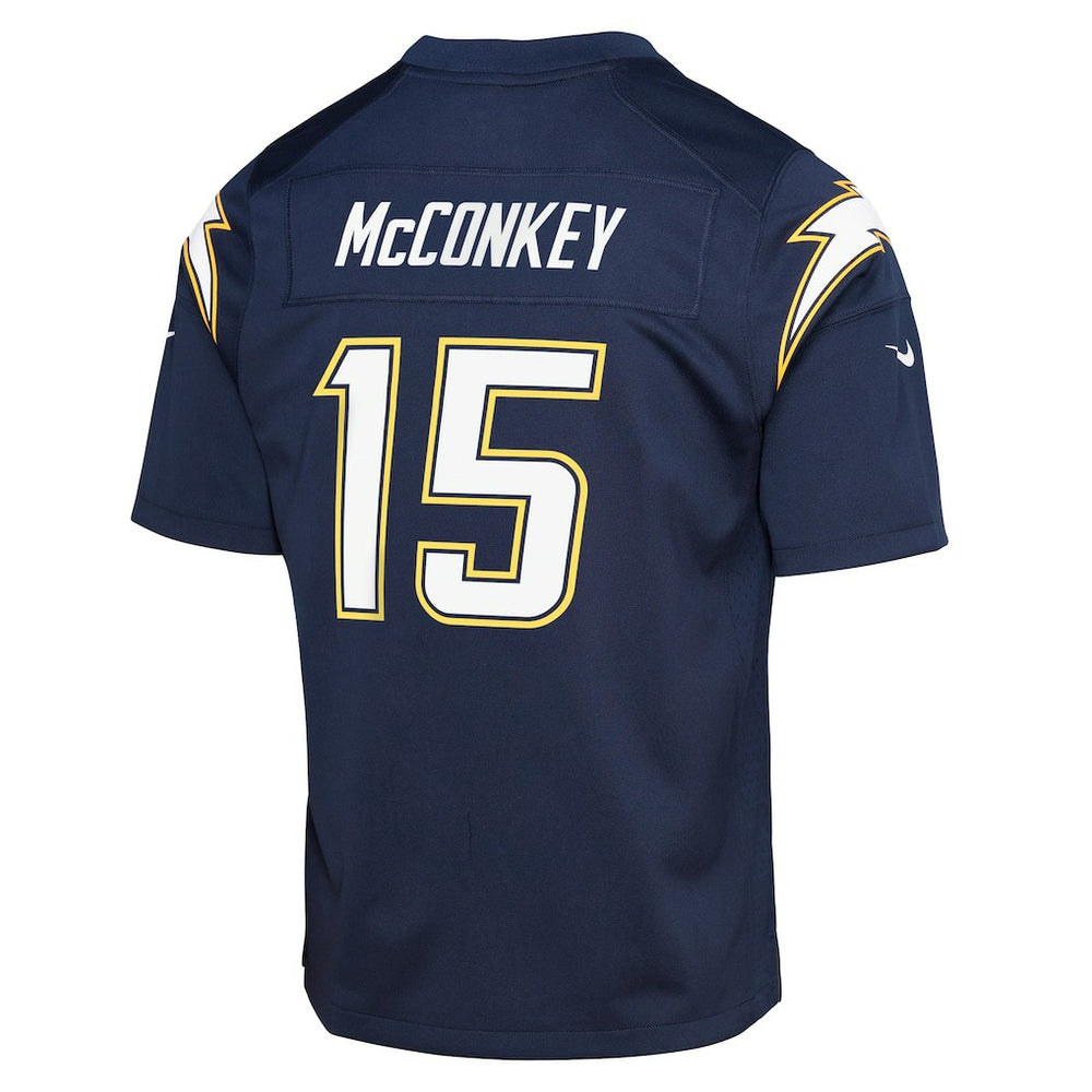 Ladd McConkey Los Angeles Chargers Youth Alternate Super Chargers Game Player Jersey - Navy - Nike