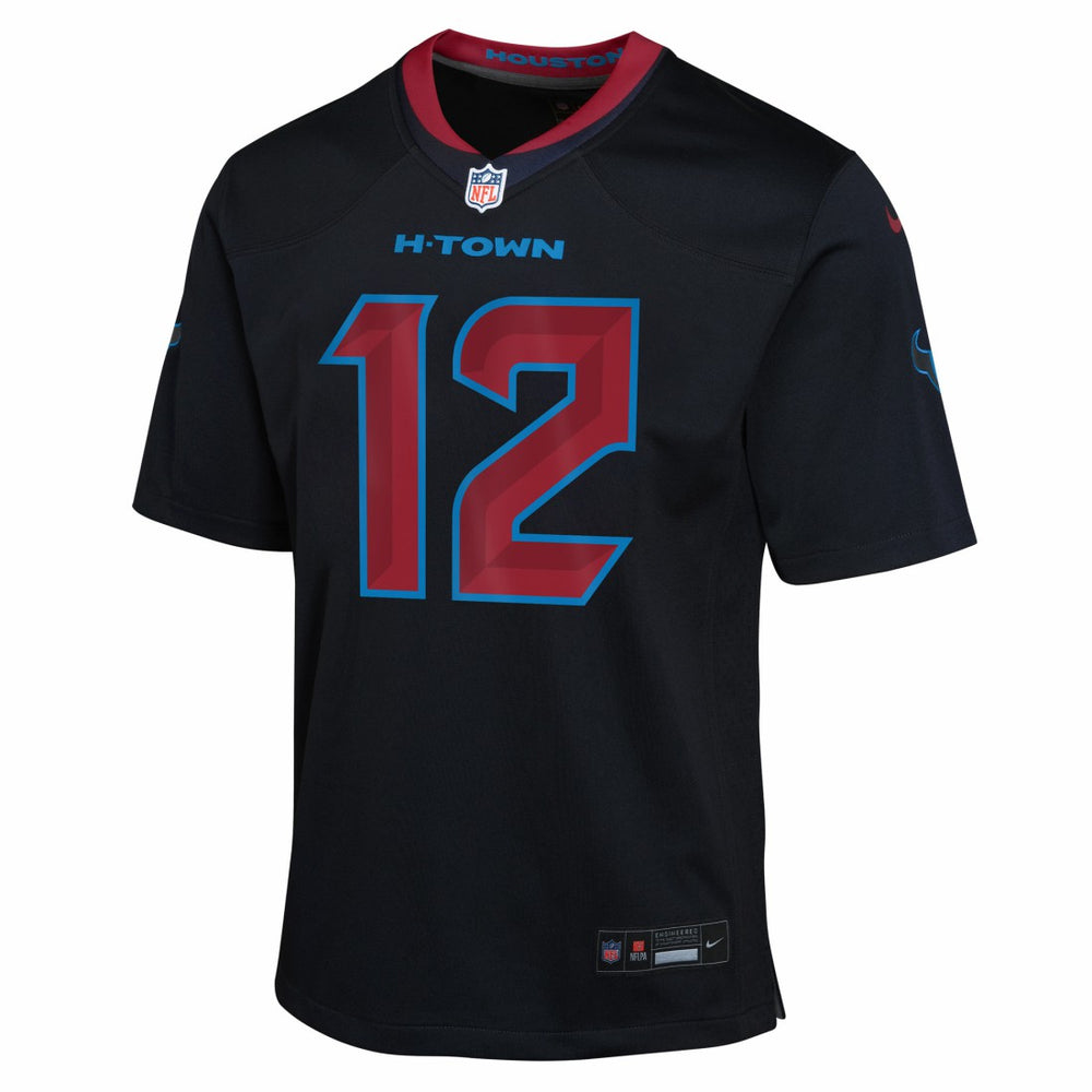 Nico Collins Houston Texans Youth Alternate Game Jersey - Navy - Nike