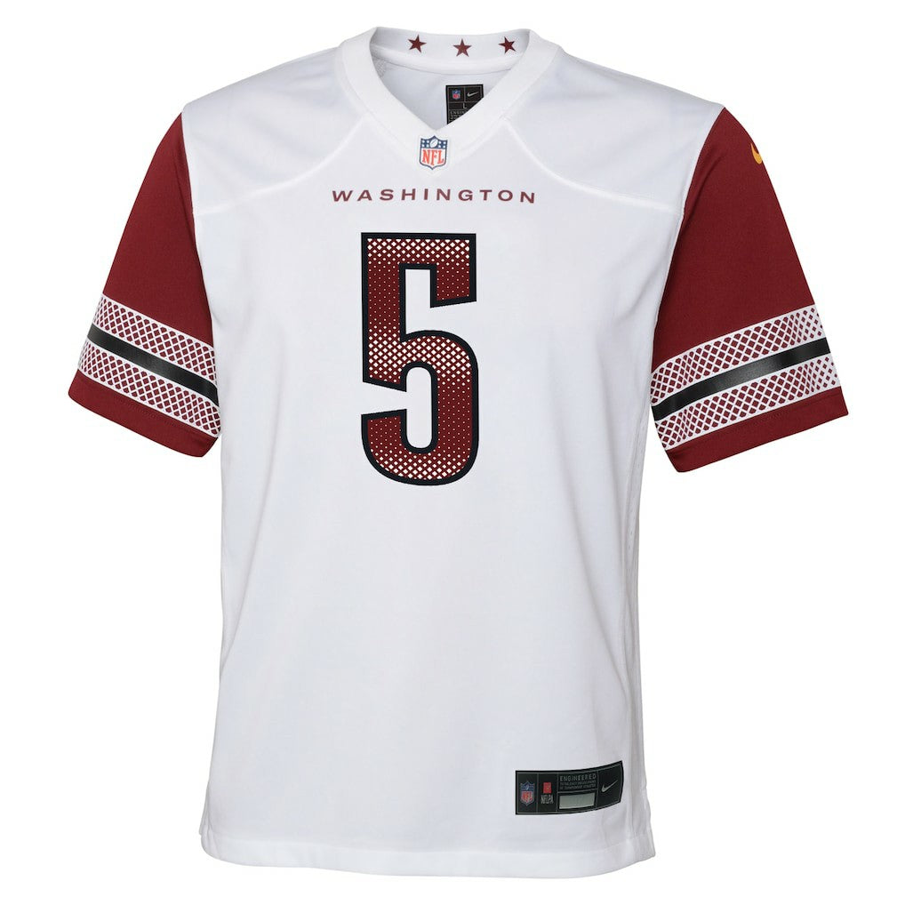 Jayden Daniels Washington Commanders Youth Game Jersey - White - Nike