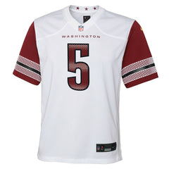 Jayden Daniels Washington Commanders Youth Game Jersey - White - Nike