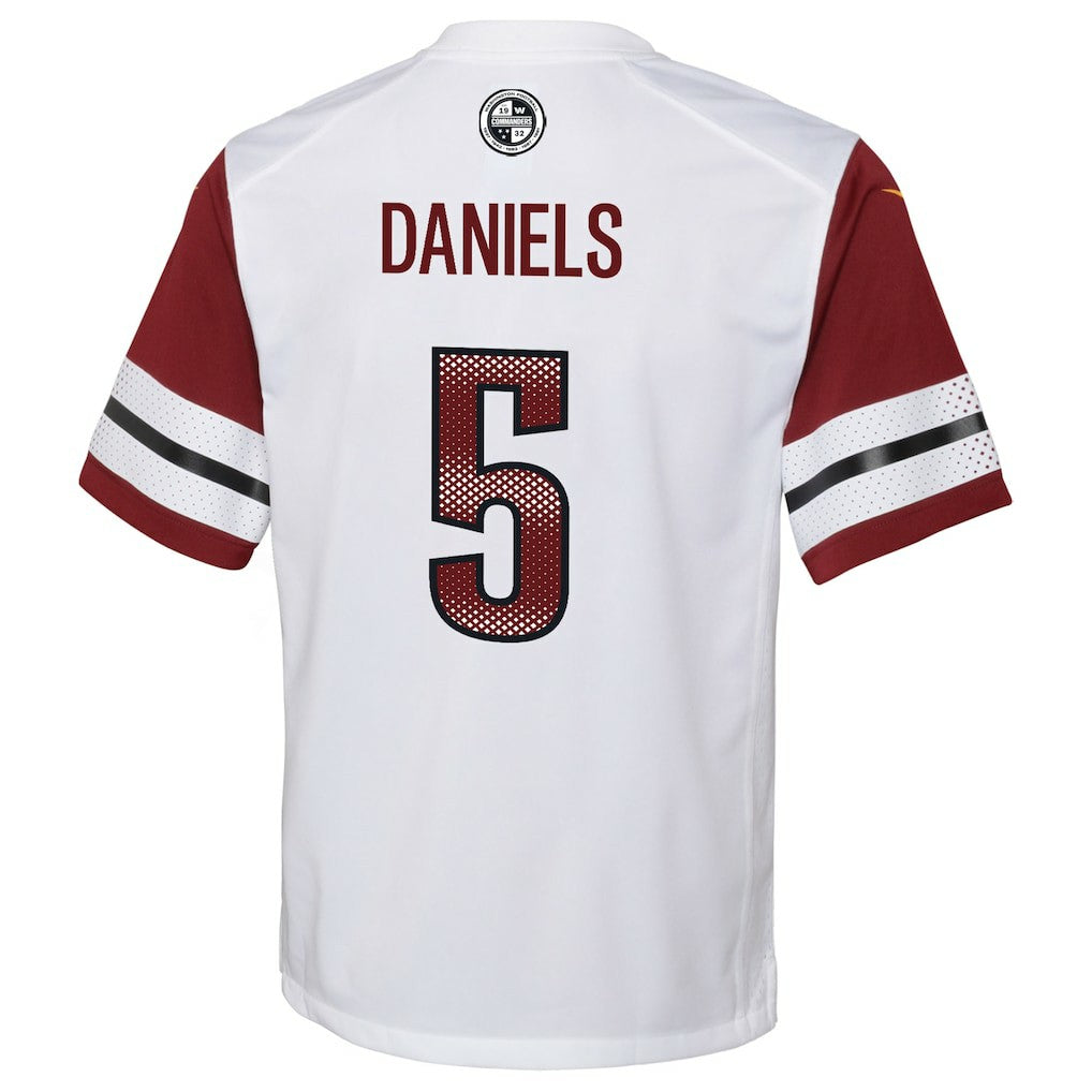 Jayden Daniels Washington Commanders Youth Game Jersey - White - Nike