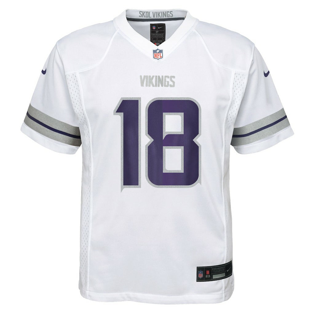 Justin Jefferson Minnesota Vikings Preschool Alternate Player Game Jersey - White - Nike