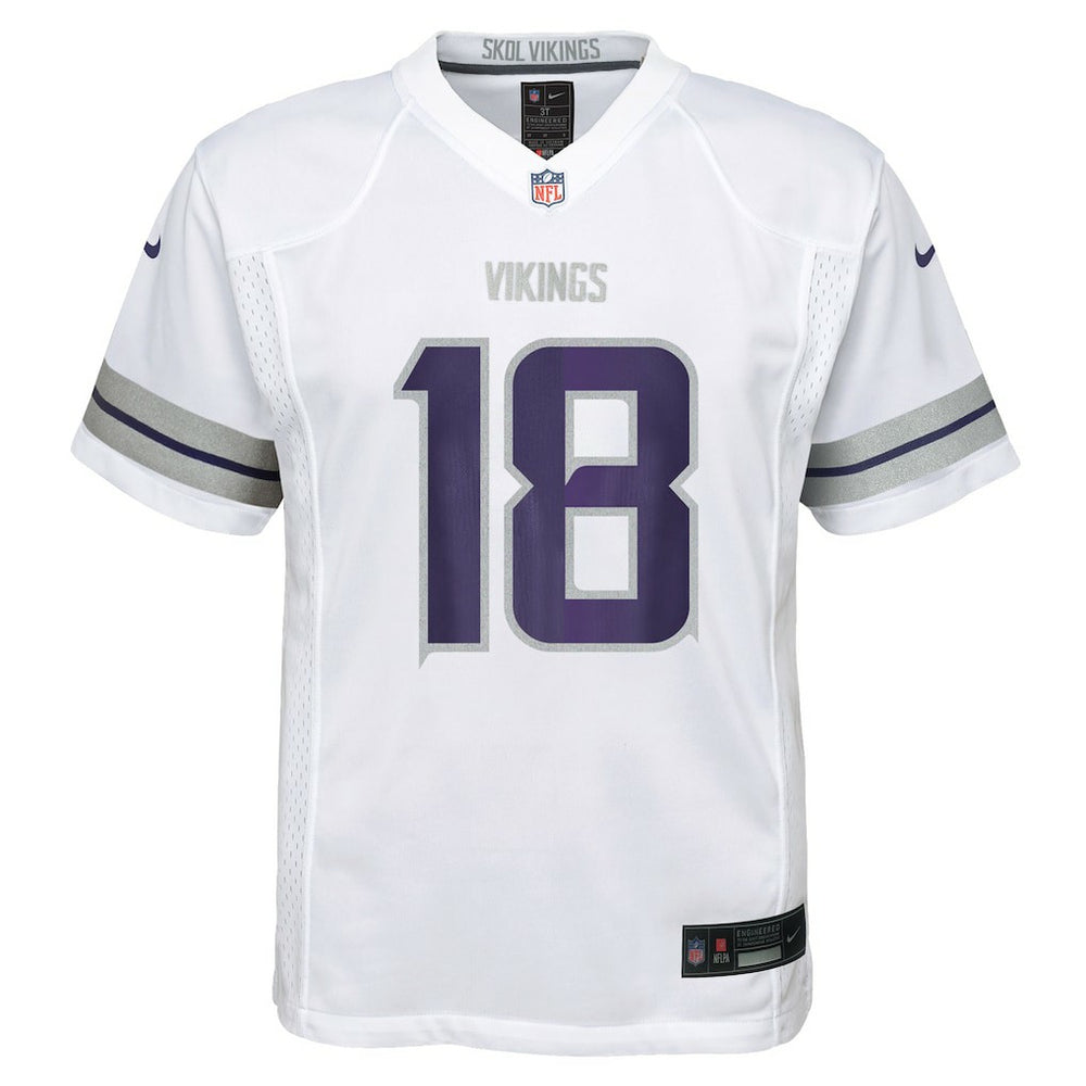 Justin Jefferson Minnesota Vikings Preschool Alternate Player Game Jersey - White - Nike